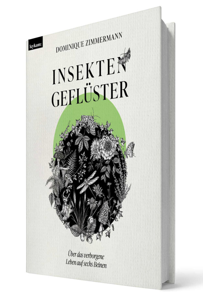 Dominique Zimmermann: „Insektengeflüster. Über das verborgene Leben auf sechs Beinen“ (Leykam Verlag), € 25,50