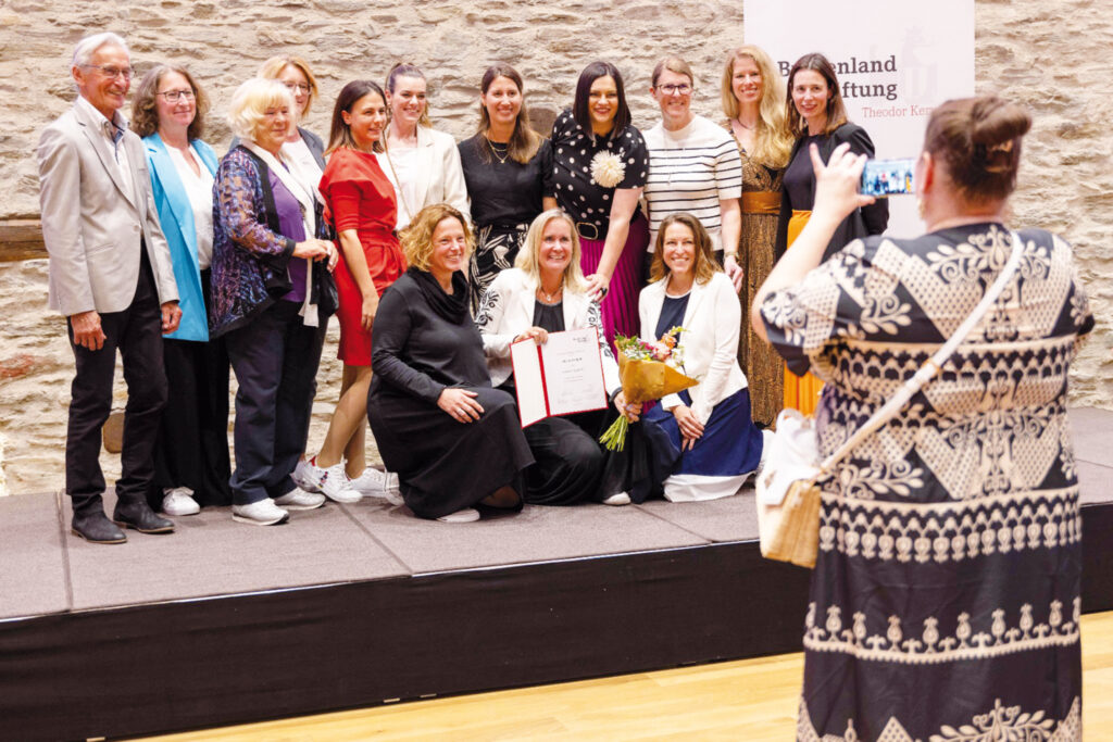 Mit ihrem Projekt „Frauen Aktiv: die Geheimformel für Power, Glück und Hirn“ war Nicole Knappe im Juni eine der Preisträgerinnen der Theodor-Kery-Stiftung.