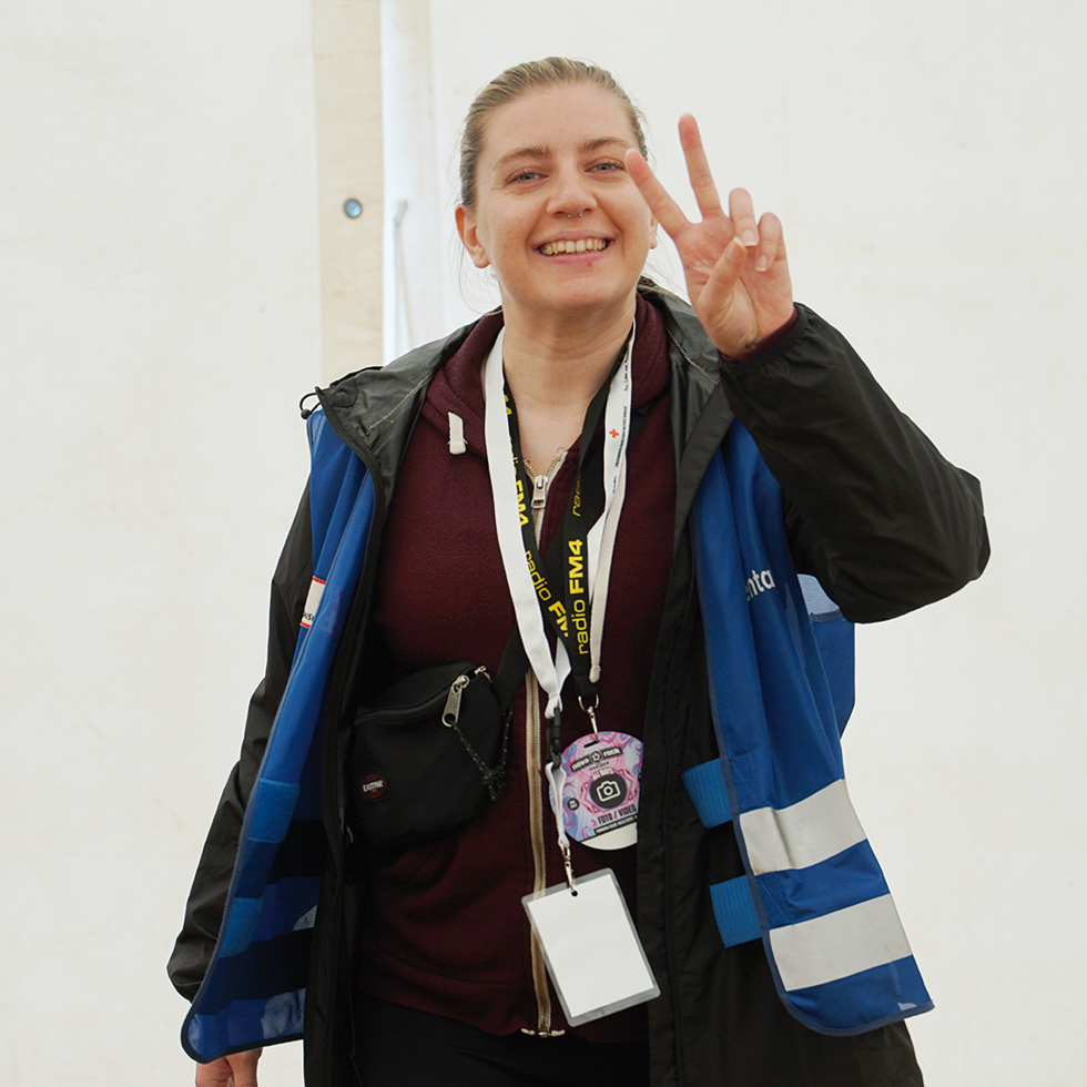 Julia Zeitler beim Nova Rock Festival