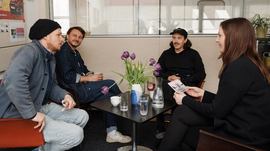 Die Band Folkshilfe im Gespräch mit CR Nicole Schlaffer