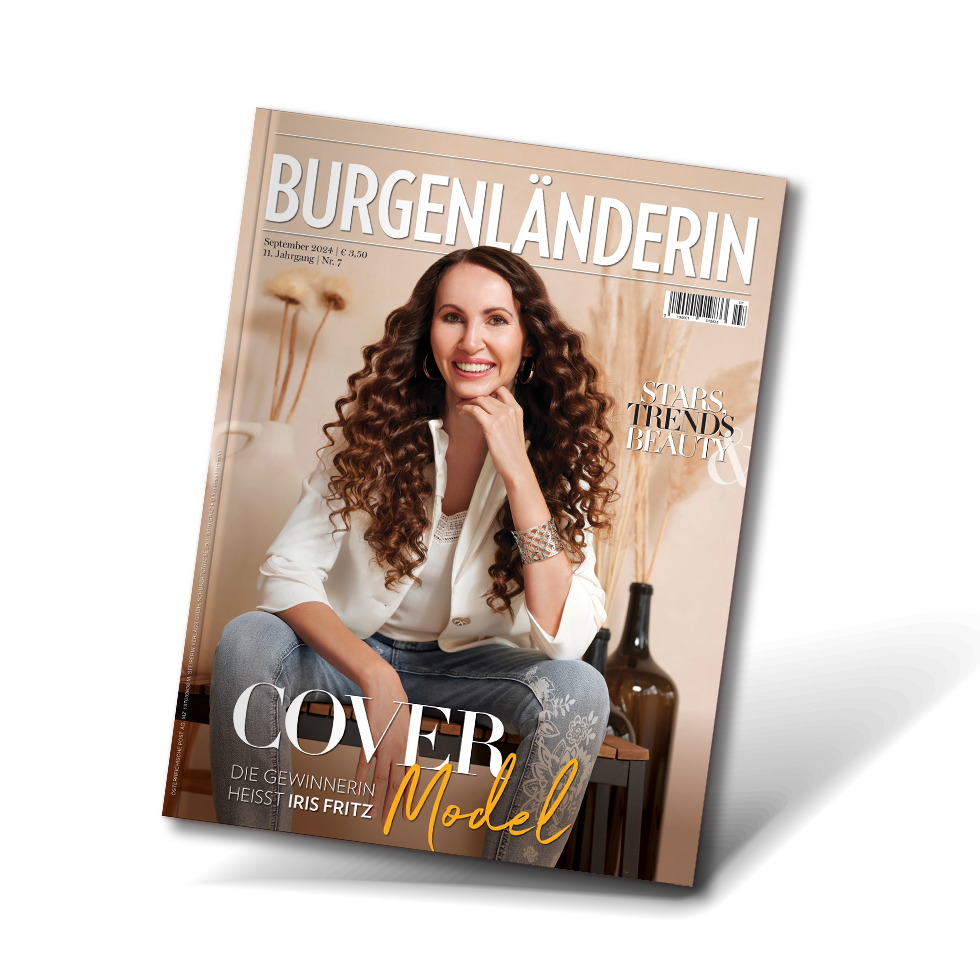 Covermodell: Cover der BURGENLÄNDERIN – Septemberausgabe 2024