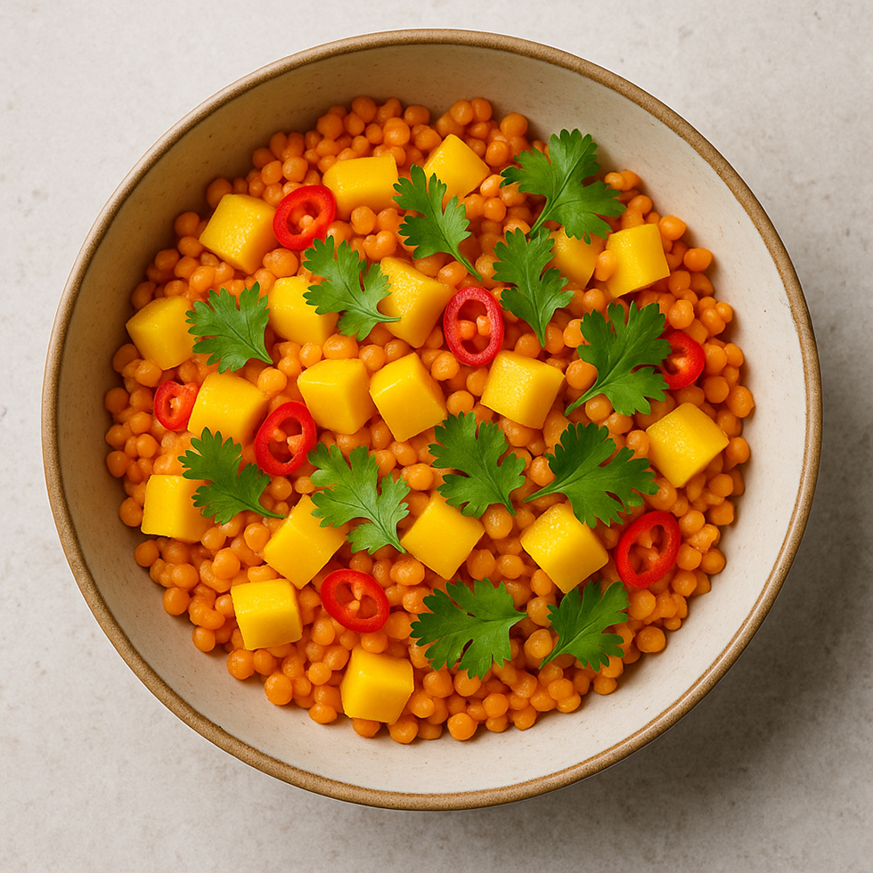 Sommerrezepte: Linsensalat mit Mango und Chili