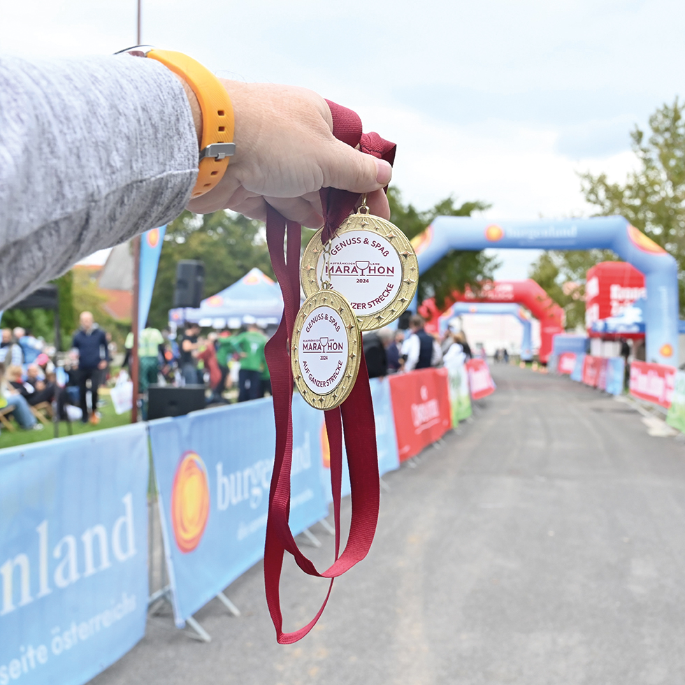 Blaufränkischland Marathon: 2 Medaillien für Läufer