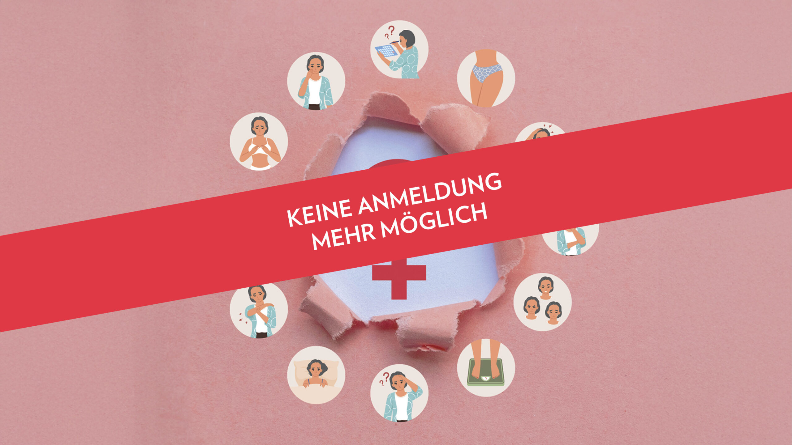 Keine Anmeldung mehr möglich Balken