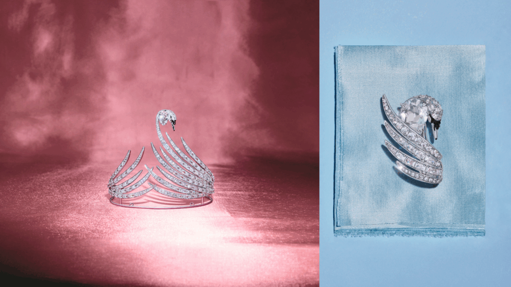 Die Tiara und Brosche des Opernballs 2026 von Swarovski