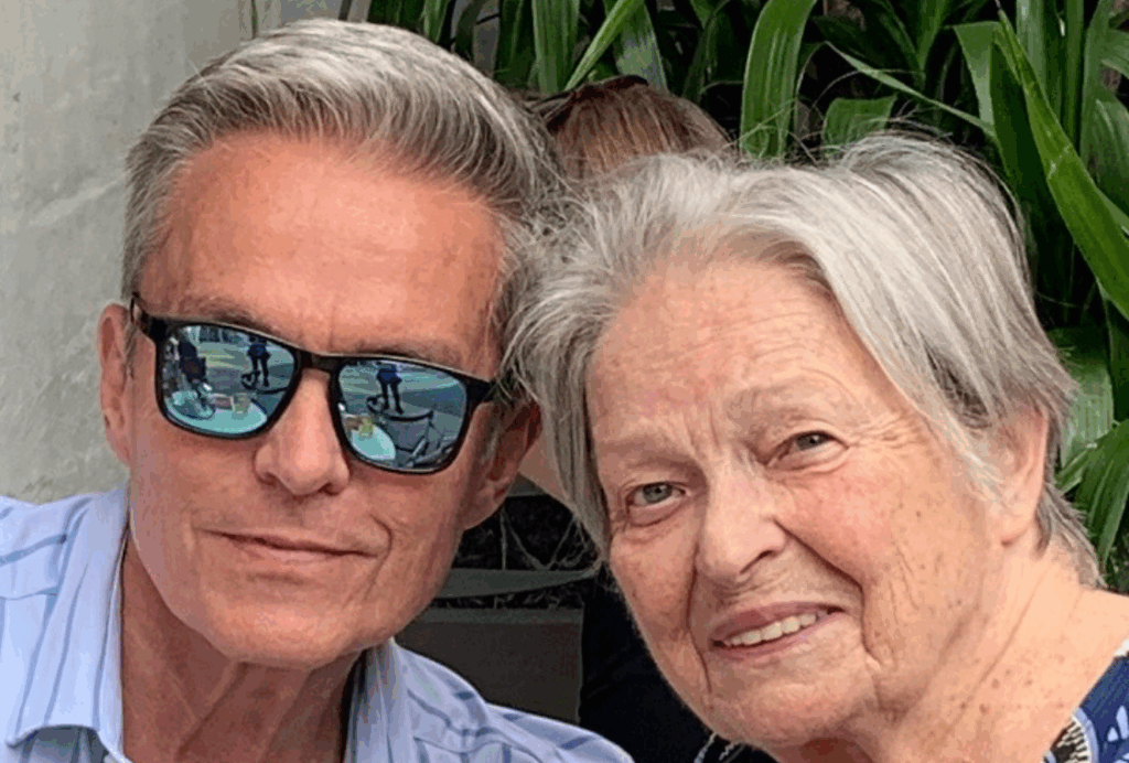 Alfons Haider mit seiner Mutter Anna