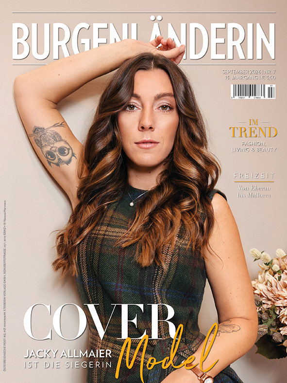 September-Cover der BURGENLÄNDERIN: Mit dem gevoteten Cover-Model