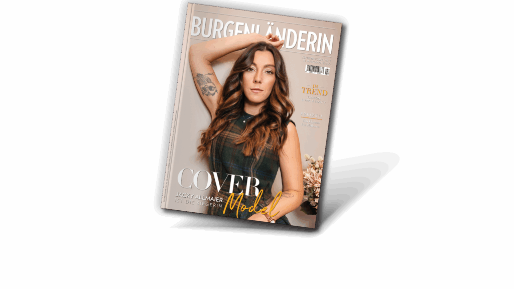 September-Cover der BURGENLÄNDERIN: Mit dem gevoteten Cover-Model
