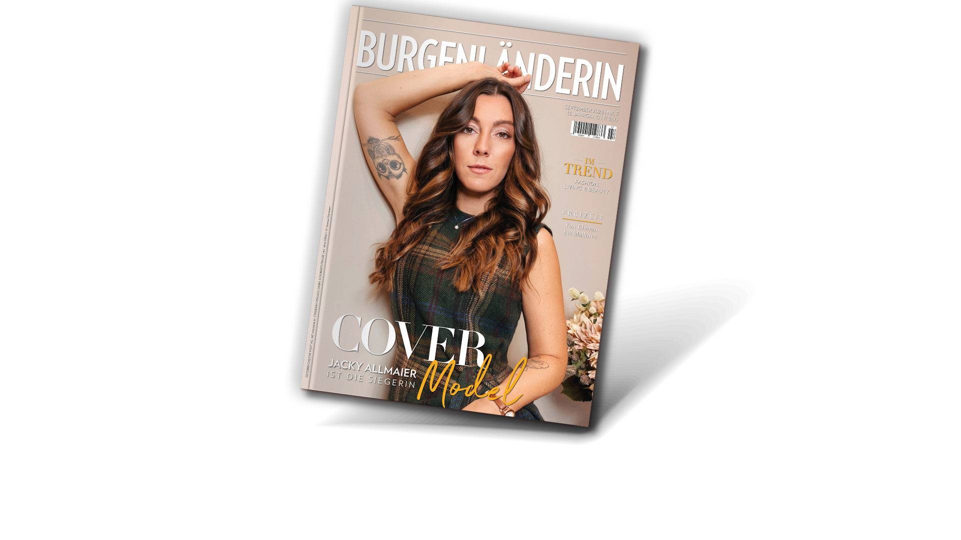 September-Cover der BURGENLÄNDERIN: Mit dem gevoteten Cover-Model